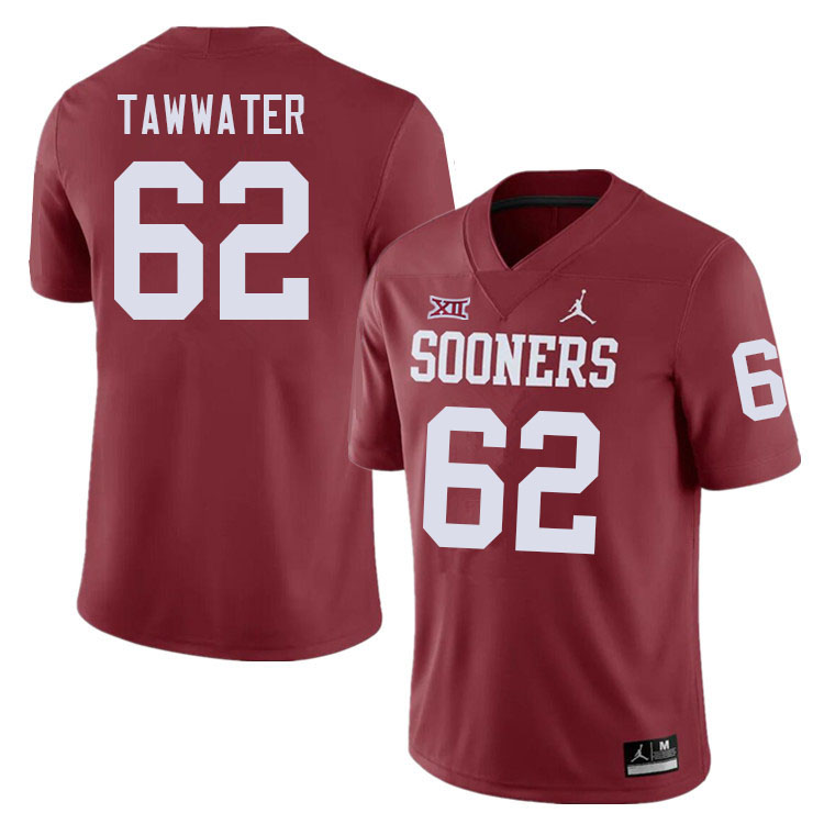 Men #62 Ben Tawwater Oklahoma Sooners College Football Jerseys Sale-Crimson - Click Image to Close